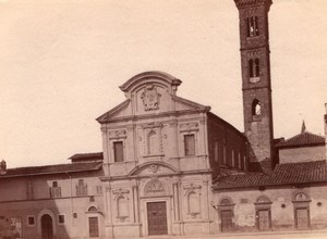 Italy Florence Firenze chiesa di Ognissanti Franciscan Church Old Photo 1890