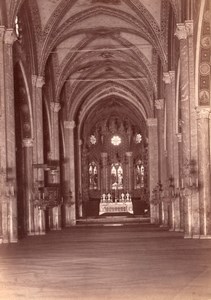 Italy Rome Roma Santa Maria sopra Minerva Dominican Church Old Photo 1890