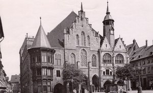 Germany Hildesheim Town Hall Rathaus Old Rommler & Jonas Photo 1890