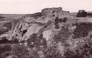 Germany Burg Regenstein Castle Ruins Blankenburg Old Photo 1890