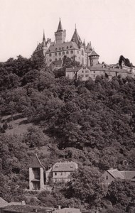 Germany Schloss Wernigerode Castle Harz Mountains Old Photo 1890