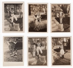 France Children Costumes Fun Times 6 Old amateur Snapshot Photos 1927