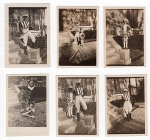 France Children Costumes Fun Times 6 Old amateur Snapshot Photos 1927