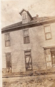 USA Kansas Tribune Hotel Old amateur Snapshot Photo 1910's