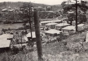 USA Colorado? General view of a Mining Town Old amateur Snapshot Photo 1910's