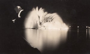 Paris Colonial Exposition Lac Daumesnil Theatre d'Eau Night Amateur Photo 1931