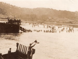 WWII Provence Landing 45th Infantry Division Delta Beach Old Photo August 1944