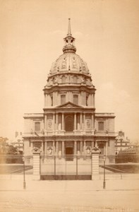 France Paris Dome des Invalides old Champagne Photo 1890