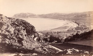Wales Llandudno Bay & Colwyn Bay 2 Old Valentine Photos 1890