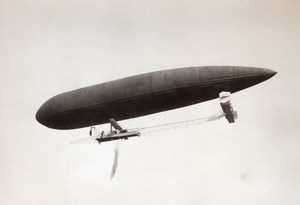 France Aviation Dirigeable Clement Bayard Record Duree Distance Ancienne Photo Rol 1911