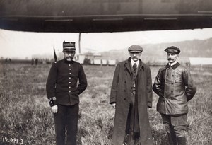 France Lamotte Breuil Aviation Dirigeable Clement Bayard Pilote Ancienne Photo Meurisse 1911