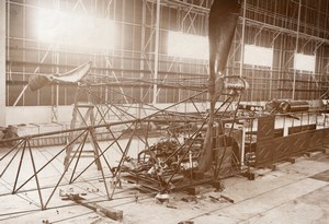 France Aviation Dirigeable Clement Bayard Moteurs Ancienne Photo Branger 1911