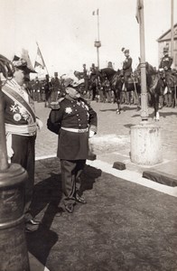 France Aviation General Brun at Le Havre Military Parade Old Photo 1910