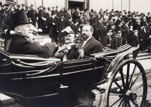 France General Brun Louis Barthou? Caleche Parade Old Photo 1910