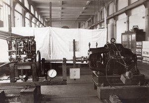 Paris Conservatoire des Arts et Metiers Engine Tests Aviation? Old Photo 1910