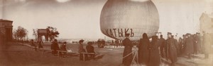 Voyage en Ballon Odessa Constantinople Aeronaute Gilbert Lot de 14 Photos Anciennes 1909