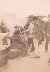 France Angouleme? Market Scene Old Photo H Billard 1893