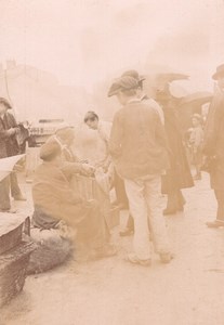 France Angouleme? Market Scene Old Photo H Billard 1893