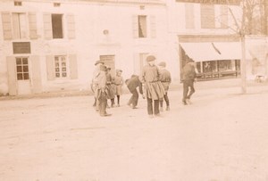 France Angouleme? Animated Street Scene Au Bon Marche Old Photo H Billard 1893