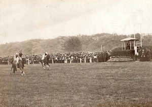 Horse Racing Grand Steeple-Chase de Paris Finish old Photo 1908