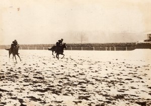 Horse Racing Auteuil Tananarive Military Steeple-Chase old Photo 1908