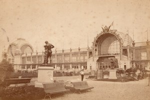 France Paris World Fair Champ de Mars Old Pierre Petit Cabinet Photo 1878