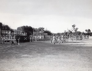 Fort Sill Lucas Field OCS Battalion Graduation OCC 1-56 old US Army Photo 1956