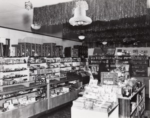 Randolph AFB ? US Air Force Base Shop interior Christmas old Photo 1950's