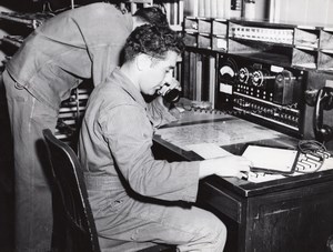 Texas Randolph Air Force Base Switchboard operator old Photo 1960's