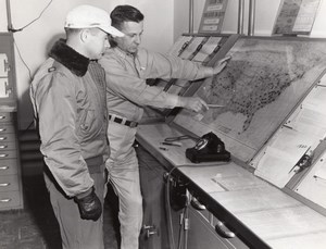 Texas Randolph Air Force Base Weather Forecast Station? Old Photo 1960's