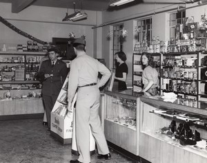 Texas Randolph Air Force Base Military General Store Cameras old Photo 1960's