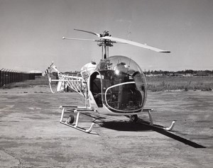 USA Bell Aircraft Corp. Helicopter 47 old Photo 1950's