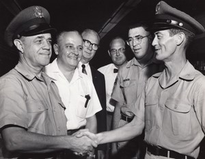 USA Florida Orlando Air Force Base Happy Officers old US Air Force Photo 1965