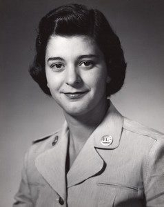 Orlando AFB Air Force Base Military Woman Portrait Old Photo 1960's