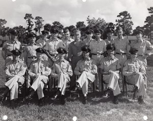 Orlando AFB? Air Force Base Military Group Portrait Old Photo 1960's