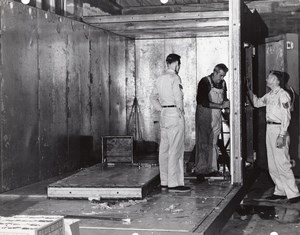 Orlando AFB US Air Force Base Supermarket Building Cold Room? Old Photo 1960's