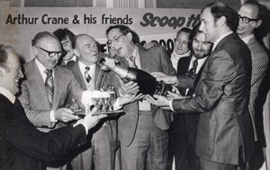 Manchester Factory Worker Winner of Littlewoods Pools Football Press Photo 1976