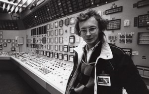Journalist Laurent Broomhead Fessenheim Nuclear Power Plant old Press Photo 1982