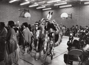 France TF1 TV Program Little Big Horn Native Americans old Photo 1976