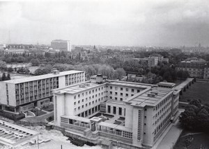 Paris General View Building Construction old Etienne Laszlo Photo 1970 ?