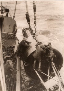 France? Floating Light Buoys Marine Navigation old Photo 1930's