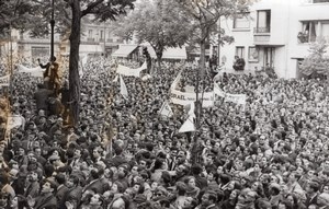 Paris Demonstration of Support to Israel Six-Day War old Press Photo 1967