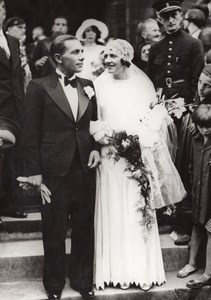 France Cyclist Maurice Archambaud Wedding old Meurisse Photo 1930's