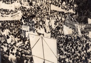 Agentina President Election Demonstration in favor of Tamborini old Photo 1946