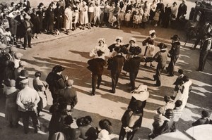 Vigneux-de-Bretagne? Brittany Breton Wedding Dancers old Meurisse Photo 1930's