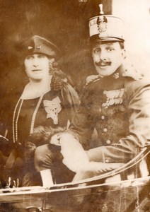 Spanish King Alphonse XIII & Victoire-Eugénie de Battenberg Meurisse Photo 1931