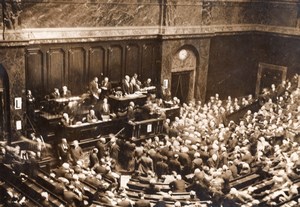 Versailles Salle du Congres during President Election old Meurisse Photo 1931