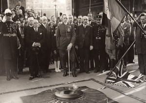 Paris General Gouraud British Legion Unknown Soldier Tomb Meurisse Photo 1930's