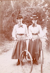 France 1900 Countryside Holidays Ladies Bicycles Children Lot 10 Amateur Photos