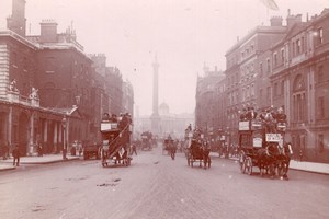London Animated Street Scenes Lot of 16 Amateur Photos circa 1900